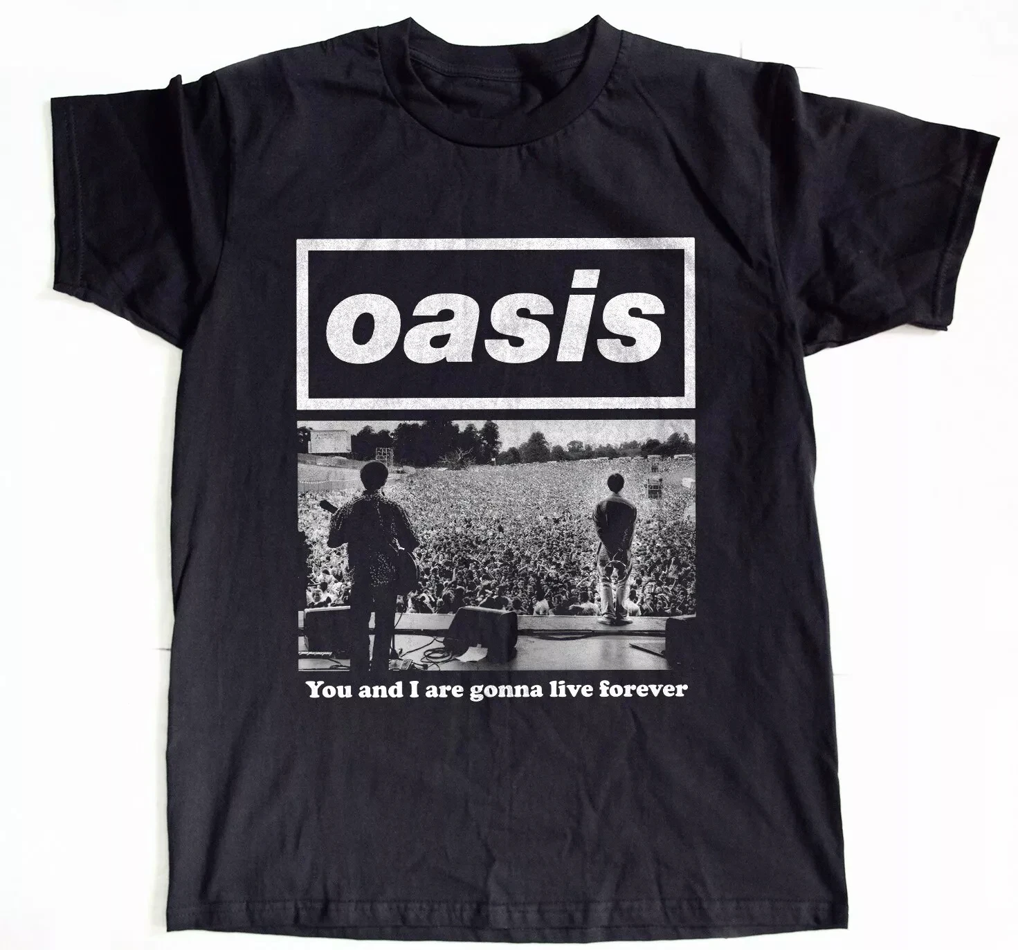 

Oasis Tour Shirt Liam Noel Gallagher Printed Cotton T-Shirt Hip Hop High Street Unisex T-Shirt Fashion Casual Harajuku T-Shirt