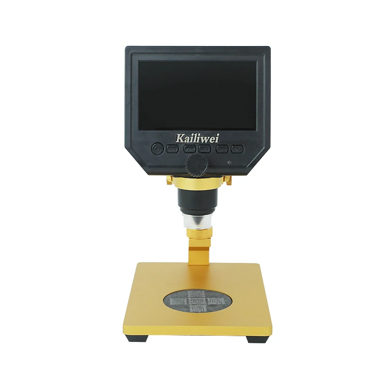 kailiwei Lifting bracket Build In Battery Lcd Display Portable Electronic Repair Digital Microscope