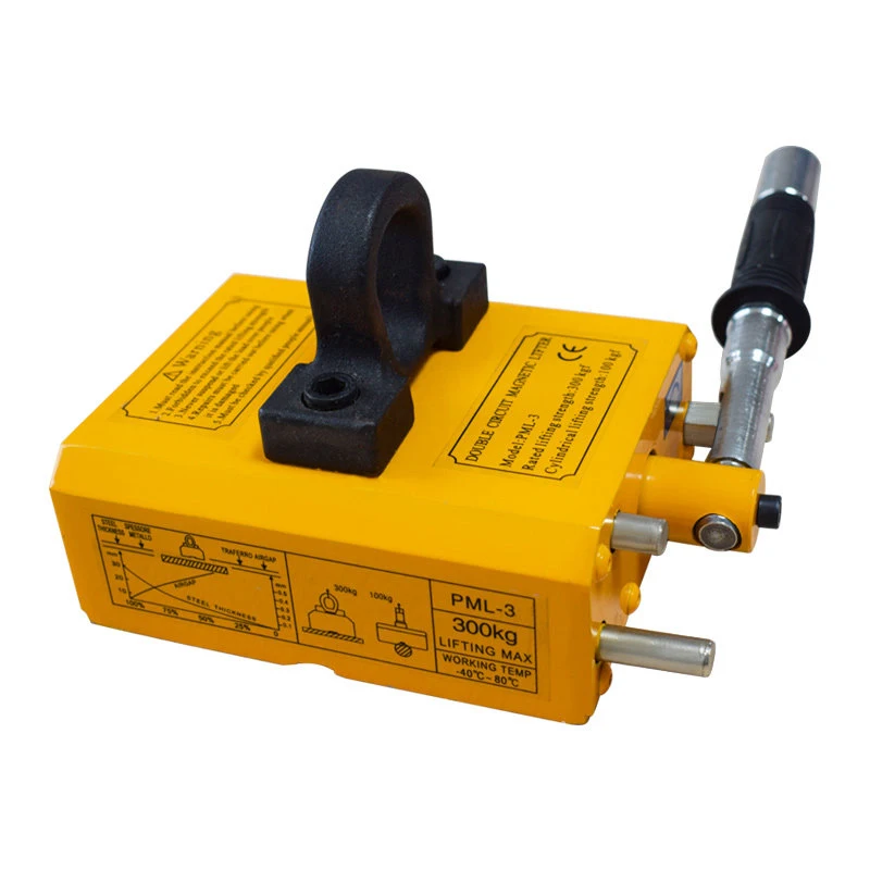 Dual Magnetic Circuit Thin Plate Permanent Magnet Lifter 300KG Magnetic Chuck 600KG 1000KG Heavy Duty Industrial Lifter