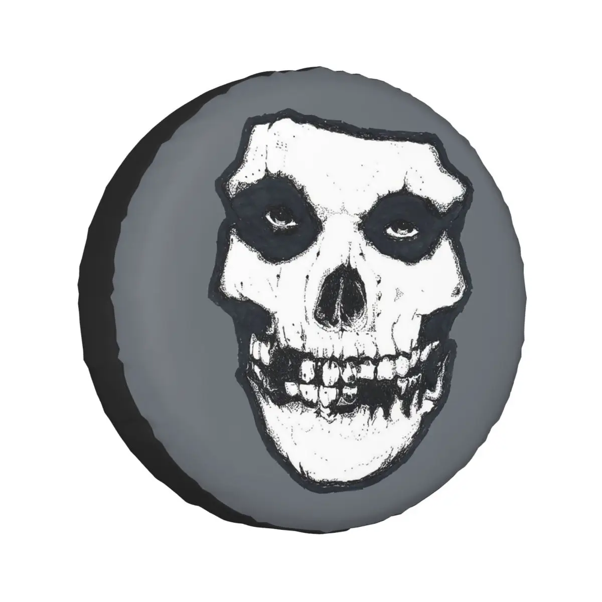 Custom Misfits Skull Spare Tire Cover for Jeep SUV RV 4WD Trailer 4x4 Wheel Protector Covers 14