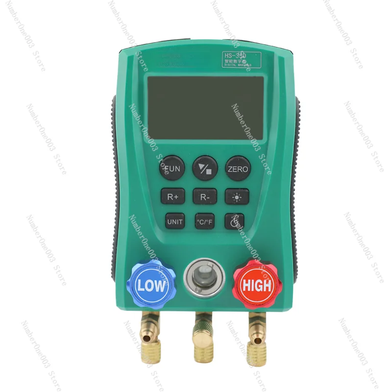 

Intelligent Pressure Gauge with Digital Display Digital Refrigerant Gauge Fluorometer Electronic Display Refrigerant Dual Meter