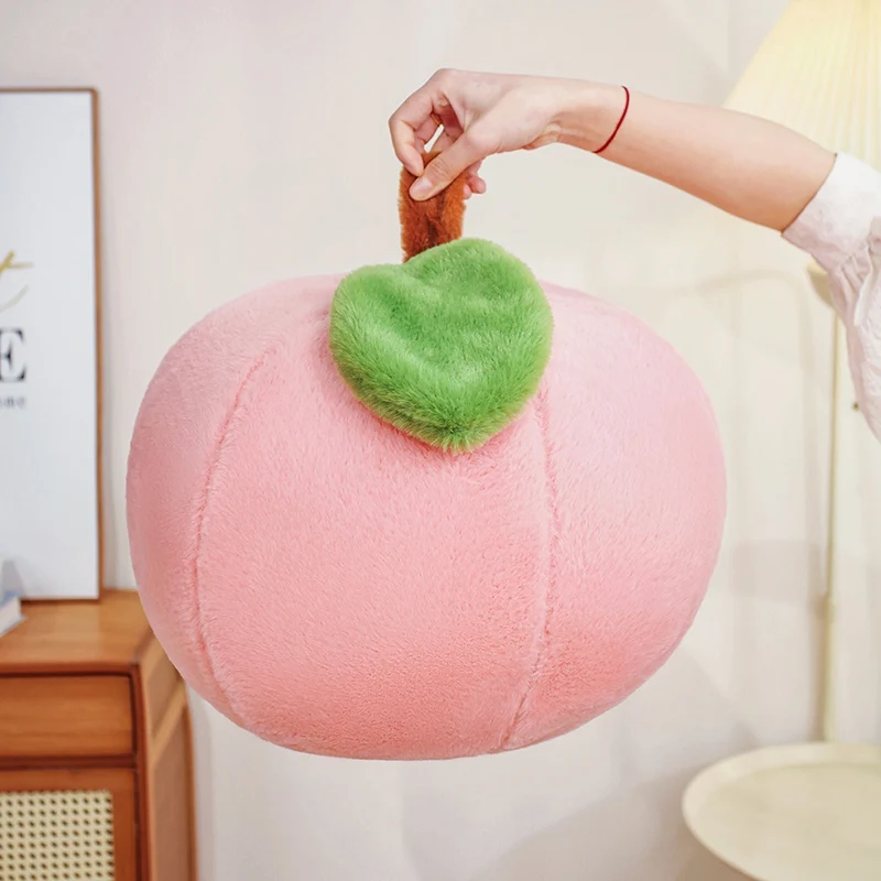 20-40 سنتيمتر التفاح الكبير ألعاب من نسيج مخملي التفاح الأحمر والأخضر التفاح محشوة الوسائد أربعة ألوان التفاح أفخم الدمى غرفة الفتيات وسادة ديكور #2