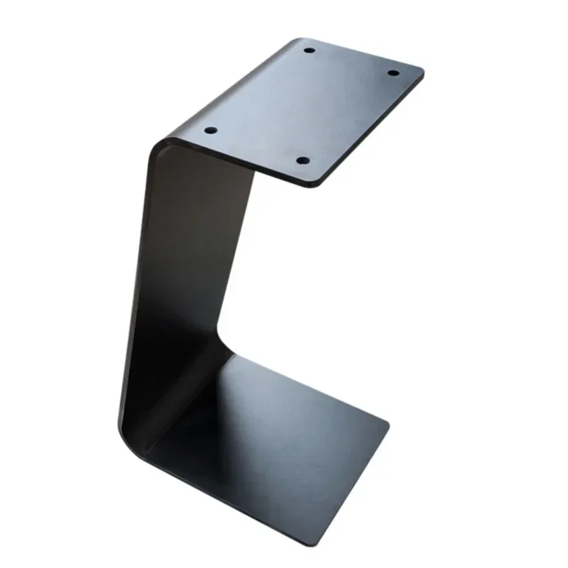 C Shape Rock Board Tea Table Bracket Simple Iron Metal Table Leg Creative Furniture Cabinet Support Feet