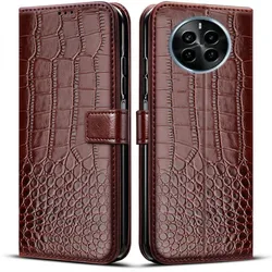 Luxury Wallet Magnetic Flip Leather Case For OPPO Realme 12 4G 6.67