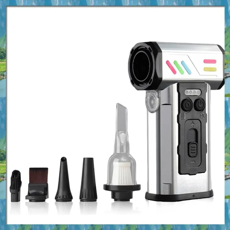 

High Power 300000RPM Turbofan Jet Fan Brushless Motor Dust Blower Cleaning Tool Variable Speed Silver Fast-