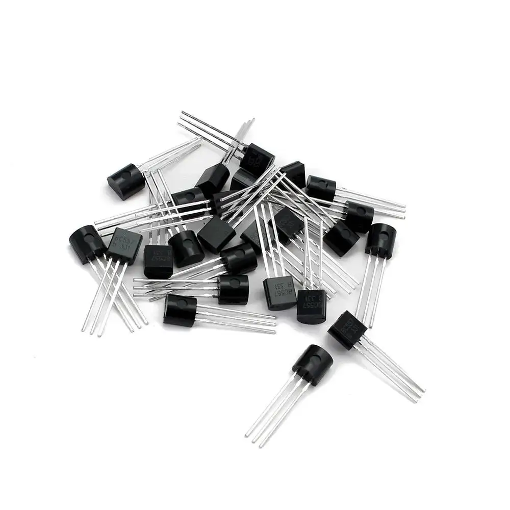 50PCS SAMIROB Transistors BC547 BC557 each 25pcs Transistor Kit bc557 bc547 Transistor NPN PNP DIY Electronic Kit