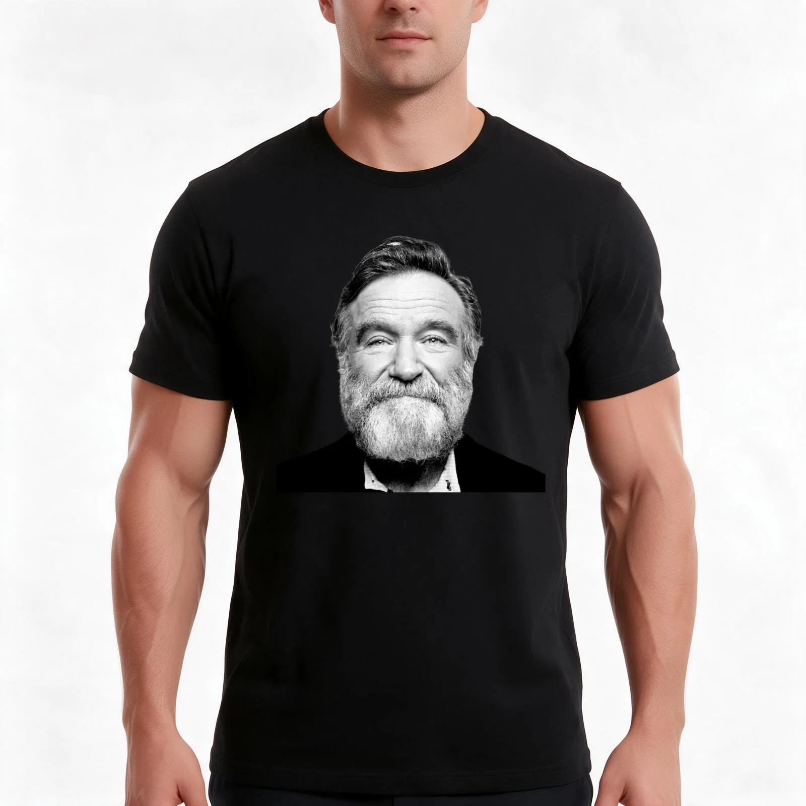 Robin Williams,Robin Williams quotes,quotes about kindness T-Shirt, Summer Casual Cotton Tee, Oversized Streetwear Tops