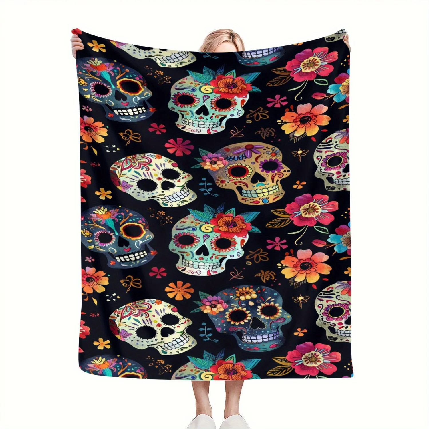 Elegant Aesthetic Pattern Art Blanket - Soft All-Season Multi-Purpose Throw for Sofa, TV Watching & Birthday Anniversary Gift