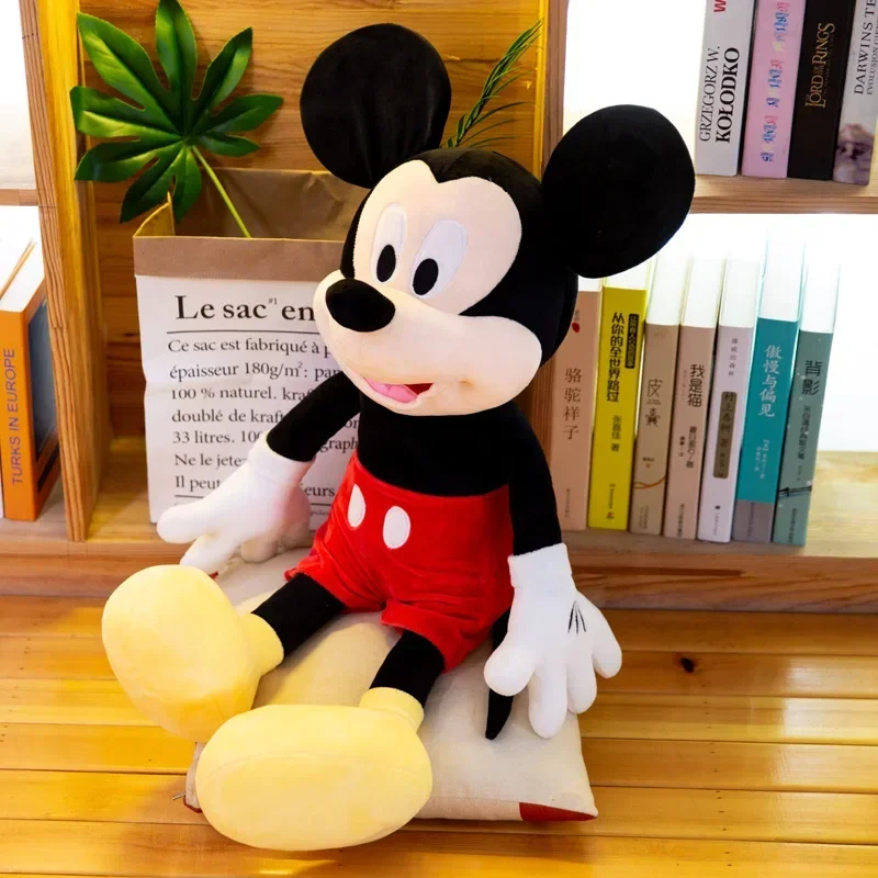 40/120cm Disney Mickey Mouse Minnie Pluszowe zabawki Klasyczne anime Śliczne lalki Poduszka Mysz Kawaii Wypchane zabawki dla dzieci Boże Narodzenie