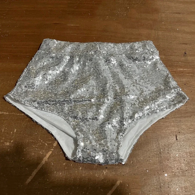 Kpop المغني الكوري لامعة الترتر السراويل الرقص للنساء ، ملابس الرقص ، زي مثير ، ملابس الأداء المرحلة ، ملابس ملهى ليلي ، حفلة موسيقية