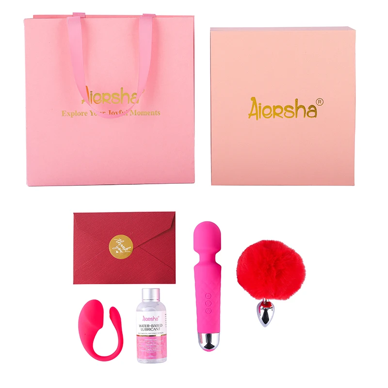 AIERSHA ألعاب جنسية للنساء AV عصا هزاز البيض المكونات الشرج البظر محفز مع زيوت التشحيم زوجين هدية عيد الحب #3