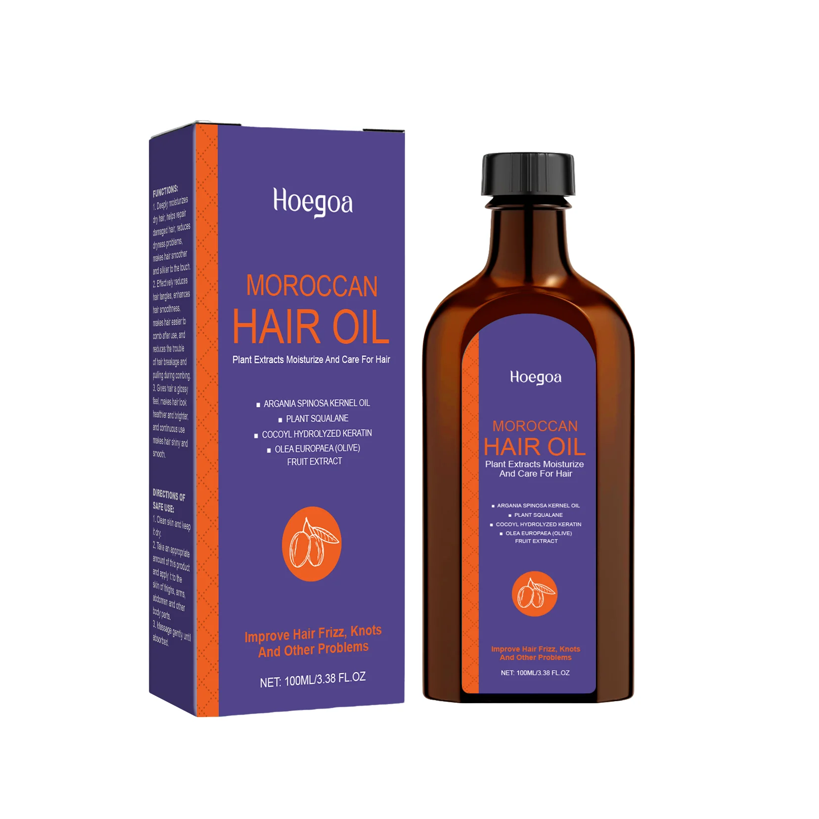 Hair Care Oil for Damaged Hair Repairing Prevent Hair Loss Improve Dry Curly Hair Smooth Deep Hydration for Hair Essencial Oil