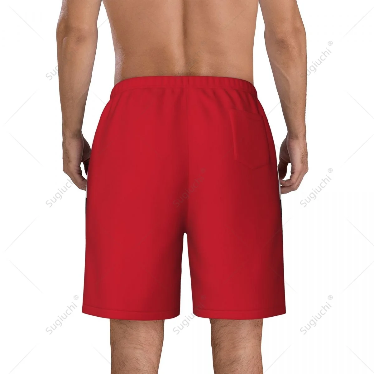 Men's Iraq Flag Beach Pants Board Shorts Surfing Boys Soccer Cycling Swimwear Running Polyester