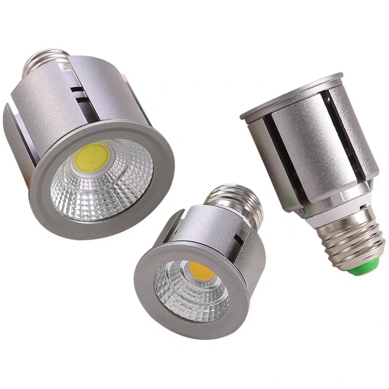 6Pcs GU10 MR16 E27 GU5.3 COB Lamp Cup 10W High Brightness Mall Lighting Spotlights AC85-265V Dimmable LED Spotlight Lamp Cup