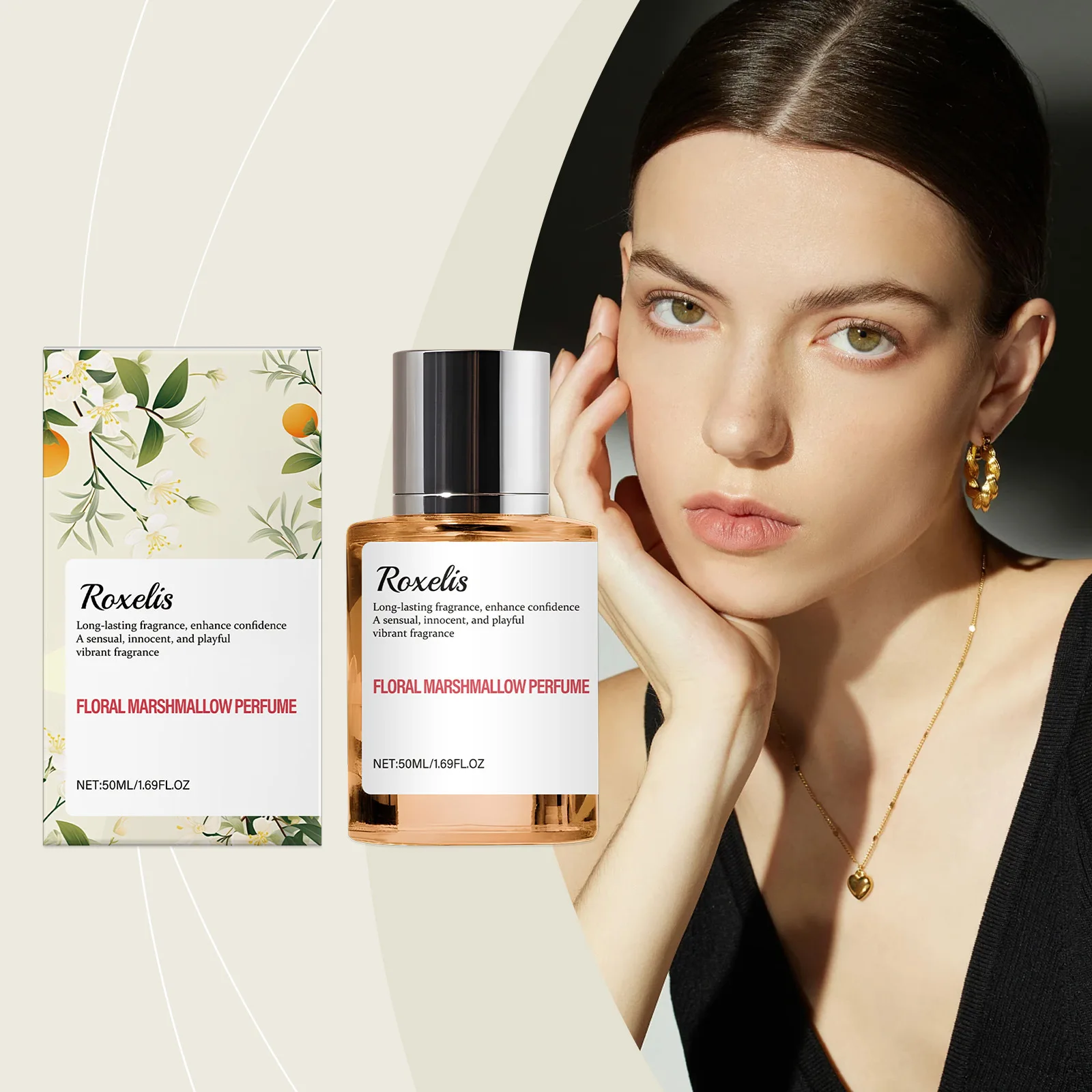 

Цветочный парфюм с ароматом зефира, стойкий цветочно-фруктовый аромат, парфюмерная вода для женщин, бренд Orange Blossom Perfumes.