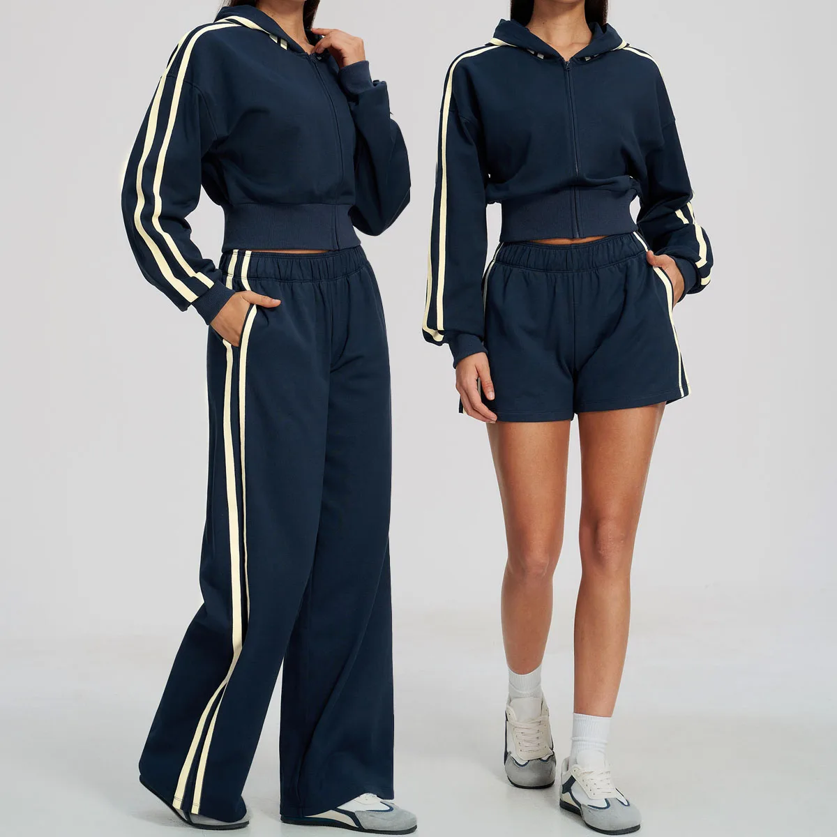 autumn-tracksuit-with-zipper-yoga-sets-2-piece-set-sports-outfit-loose-and-warm-thick-hooded-sweatshirt-women-wide-leg-pants-set