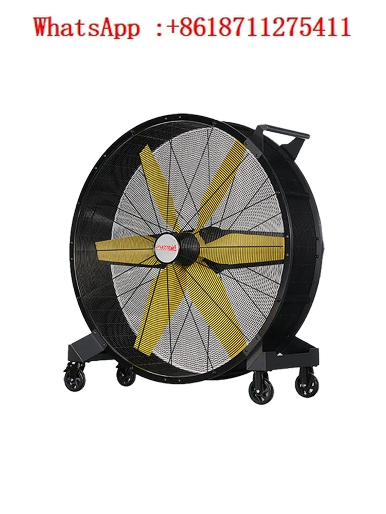 

Industrial large electric fan, floor-mounted high-power outdoor stadium, workshop, warehouse, factory fan, hand push, movable