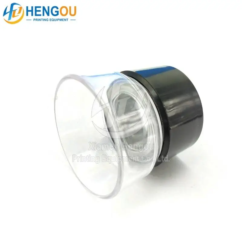 10X Magnification Cylindrical Scale OpticalGlass Lens Focusing Magnifier for Measurement