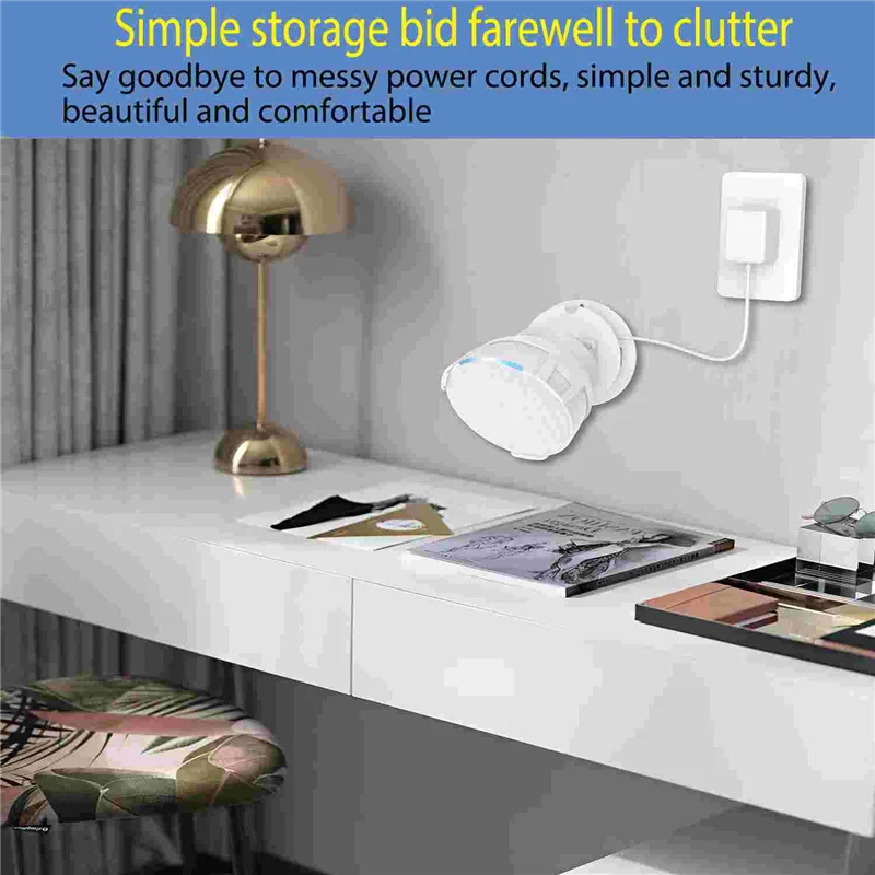 1 Uds ABS soporte de altavoces de Audio soporte de altavoz portátil para Amazon Echo blanco