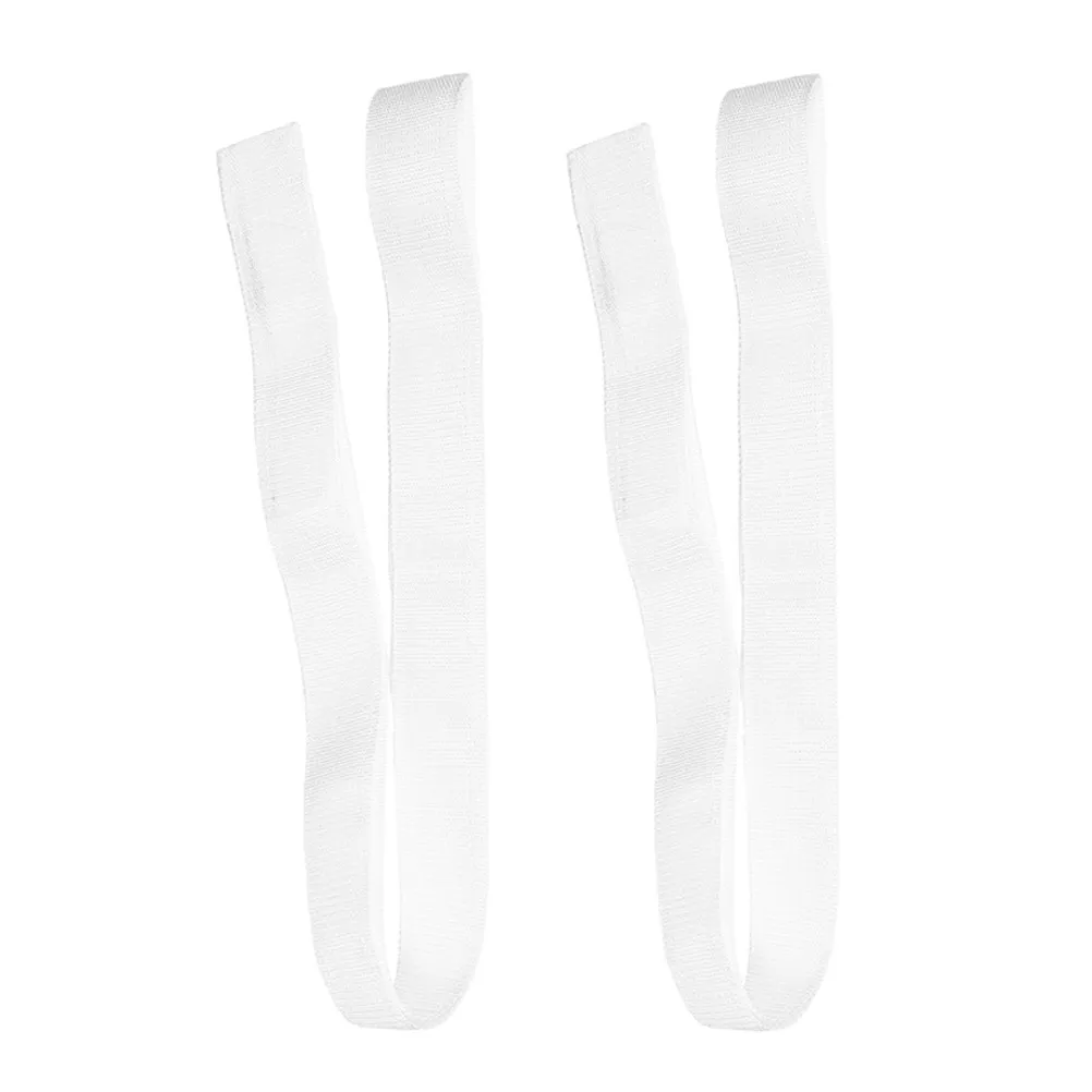 2Pcs Volleyball Net Attachment Strap Professional Grade Portable Lightweight High Durability Bright White for Volleyball Court