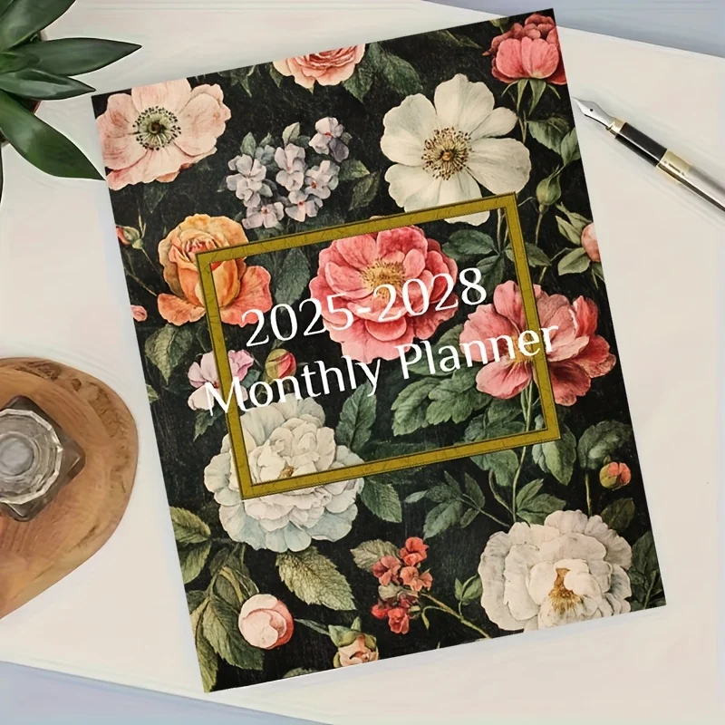 

2025-2028 Weekly & Monthly Planner – 8.5"x11" Planner, Jan 2025 - Dec 2028, 117 Pages Monthly Calendar with Notes, Holidays