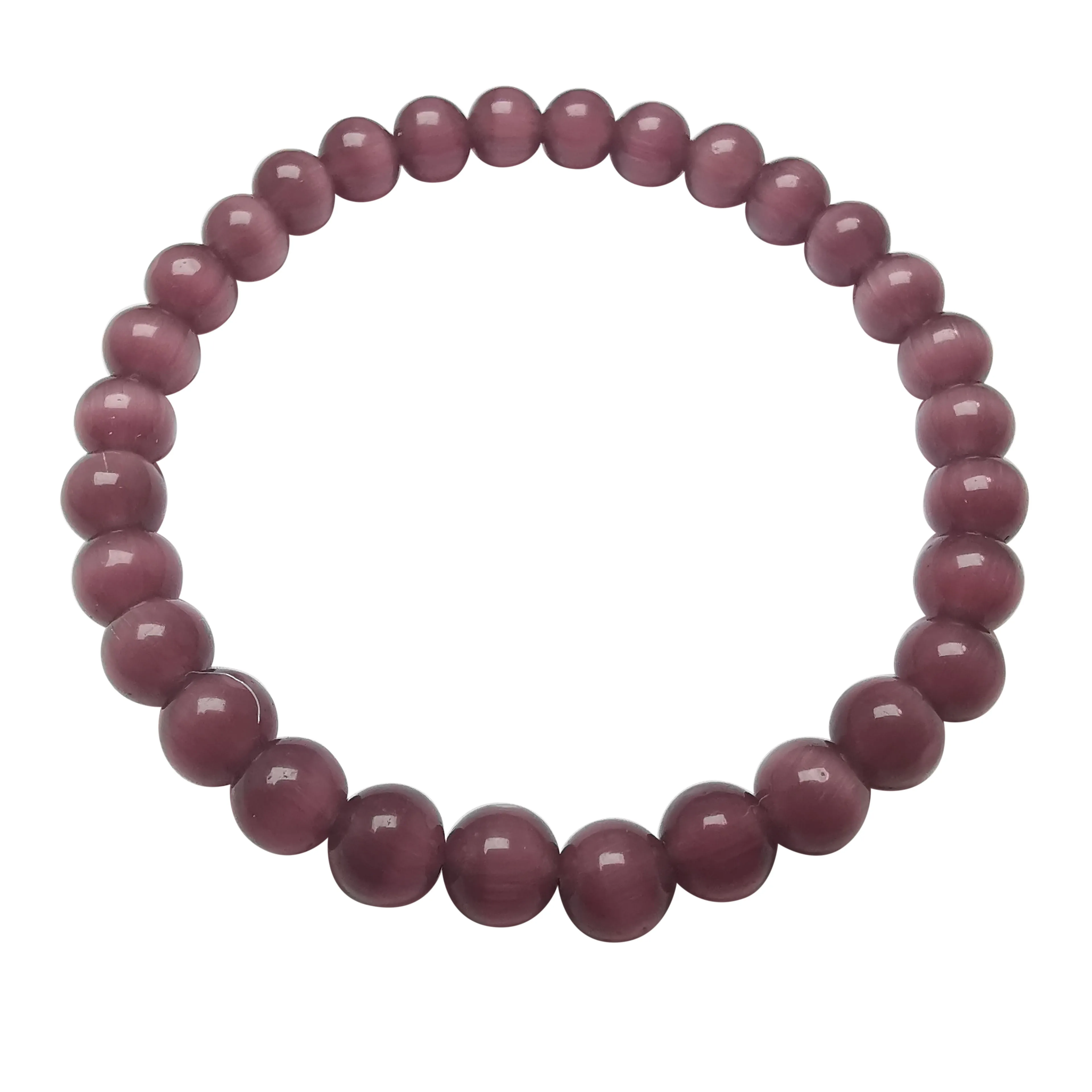 

Dark purple cat's eye stone Energy Bracelet