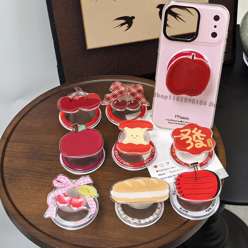

Suporte Magnético Para Celular Com Desenho De Comida/Fruta Coreana, Griptok, Suporte Para IPhone IPad Magsafe Smart Tok