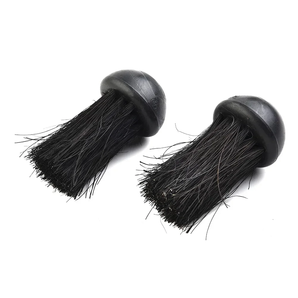 2 Pcs Replacement Round Companion Set Hearth Fireplace Brush Head Refills Head Refills Cylinder Fireplace Accessories