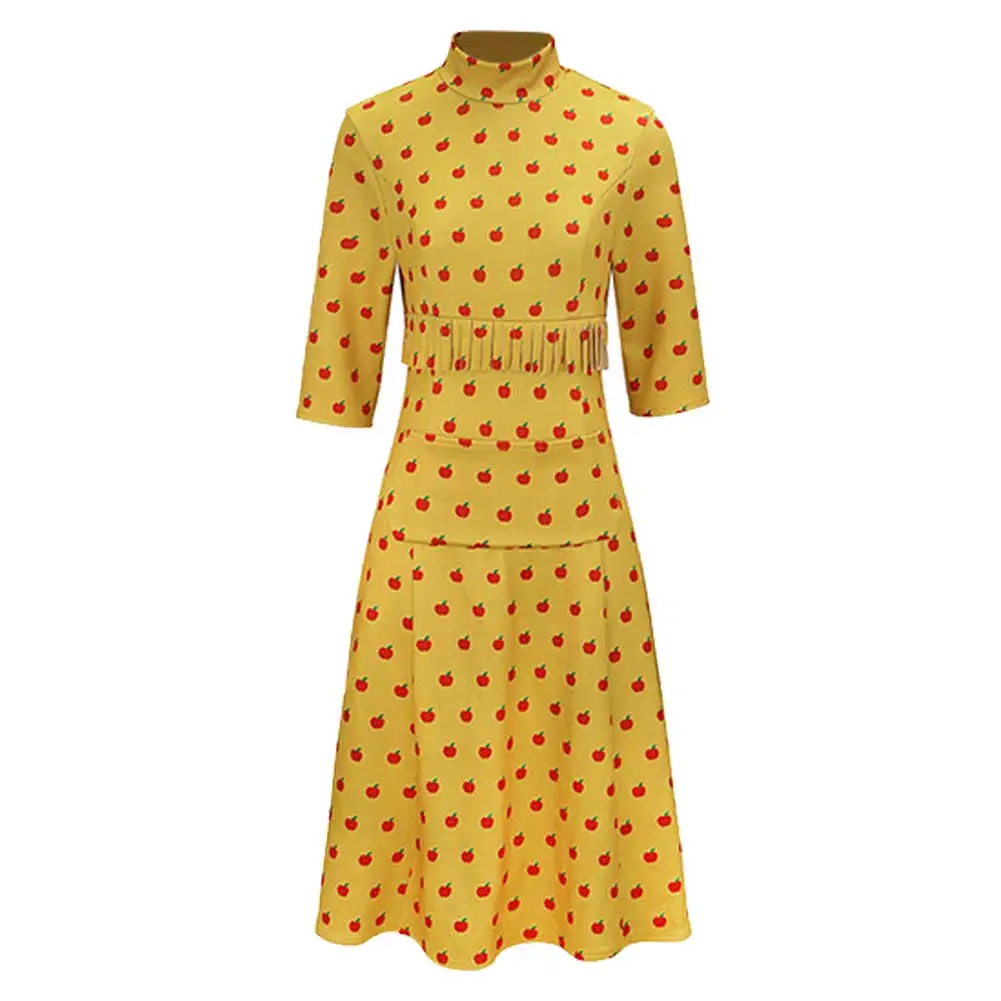 2009 فيلم رائع السيد فوكس السيدة الثعلب تأثيري حلي لعب الأدوار ملابس النساء الإناث فانتازيا ملابس هالوين كرنفال البدلة #3