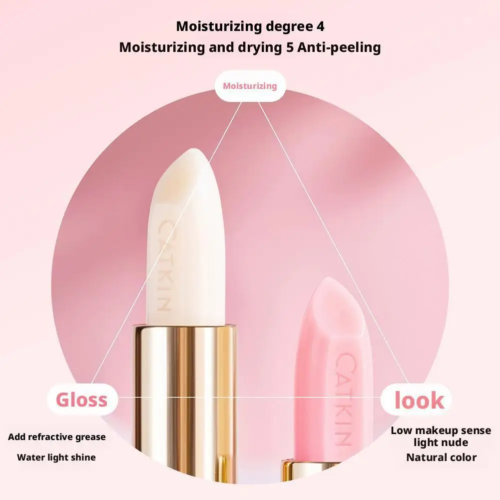 CATKIN ลิปบาล์มเปล่งประกาย MOONLIGHT COLOR-CHANGING LIP STICK - ซีรีส์ใหม่