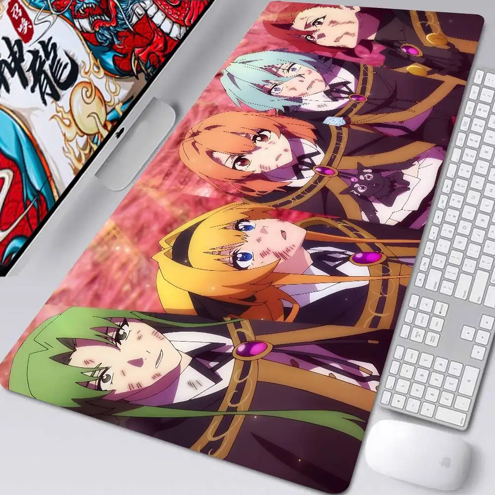 Anime W-Wistoria Wand And Sword Mousepad Non-slip Suitable For Office Computers Laptops E-sports Game Desk Mats XXL Keyboard