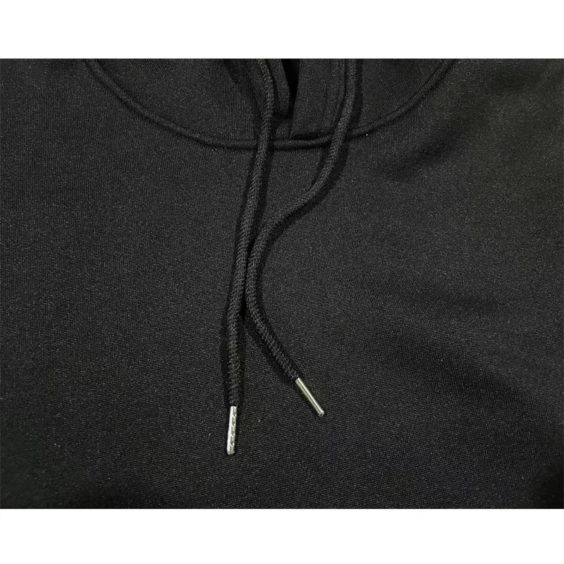 Local stock of men's retro Gothic wing hoodies comfortable hooded sweatshirts with ropes and high-quality casual sweatshirts