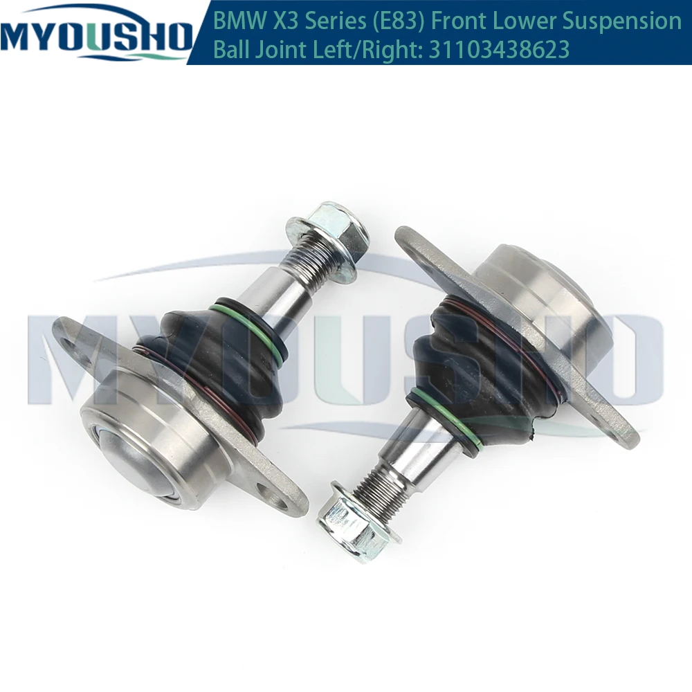 

Myousho для BMW X3 серии E83 2.0i 2.5i 3.0d 3.0i xDrive 2003-2011, передняя, нижняя, левая, правая подвеска, рычаг управления, шаровой шарнир