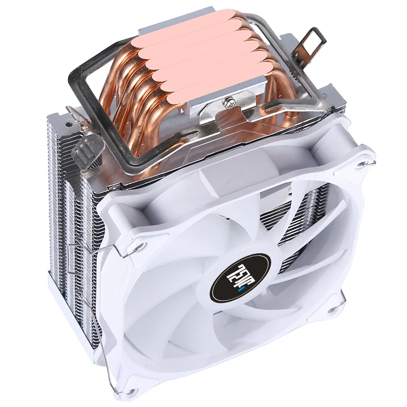 Imagem -05 - Ventilador de Refrigeração Cpu Pure Copper Heat Pipe Cooler Cpu Am4 Argb 120 mm Lga 1200 1700 1155 1356 1366 Am3 Amd X79 X99 2011 Fãs do pc