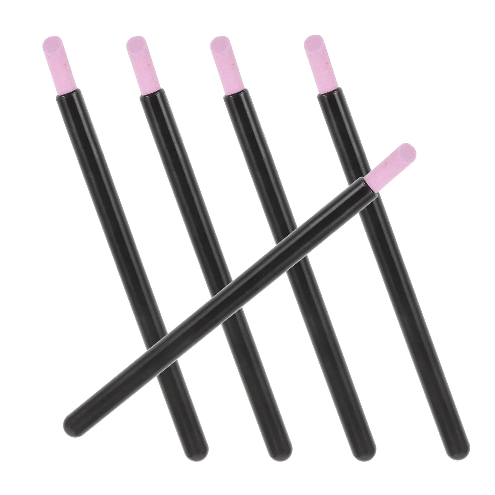 

Набор из 5 пластиковых ручек для шлифовки ногтей, для маникюра, удаления кутикулы и омертвевшей кожи, для натуральных и накладных ногтей