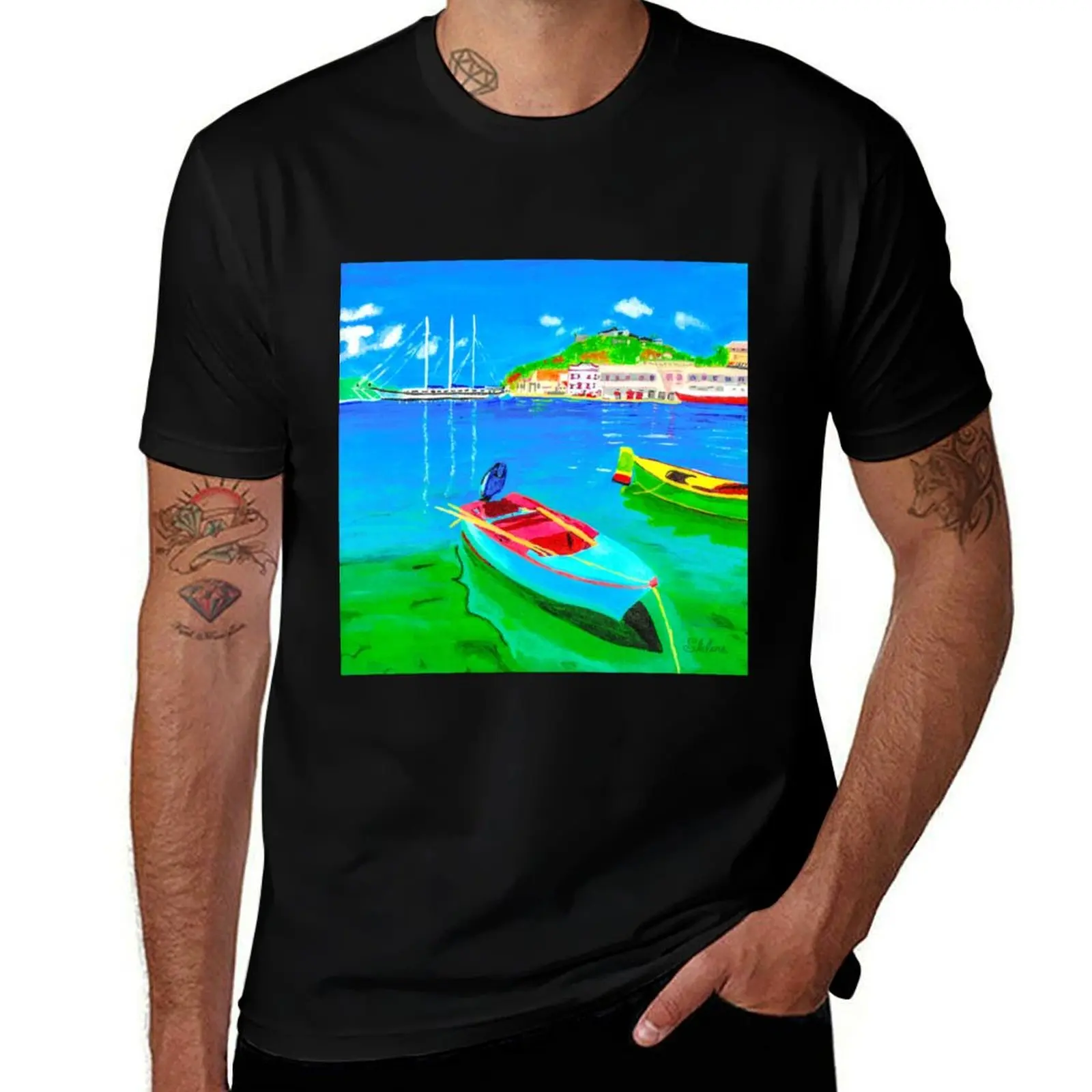 The Carenage - St. George’s, Grenada T-Shirt Plus Size Comfort Fit Tee T-Shirt