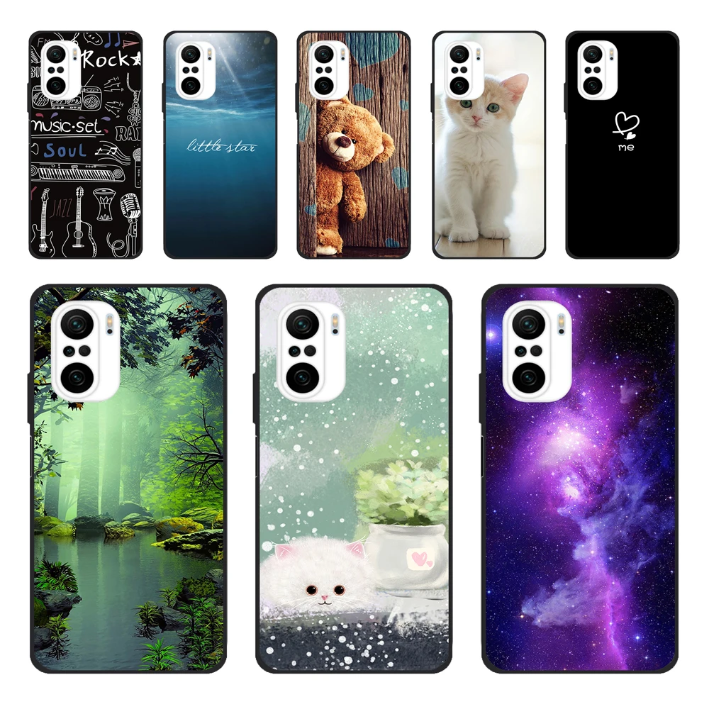 For Xiaomi Poco F3 Case Soft Silicone Cool Fashion Case For Xiaomi Mi 11i Back Cover Mi11i 6.67 inch TPU Phone Fundas Shell