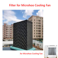Microhoo 3 in 1 Cooling Fan Filter Mini Air Conditioner Water Cooling Fan Touch Screen Timing Artic Cooler Humidifier Bladeless
