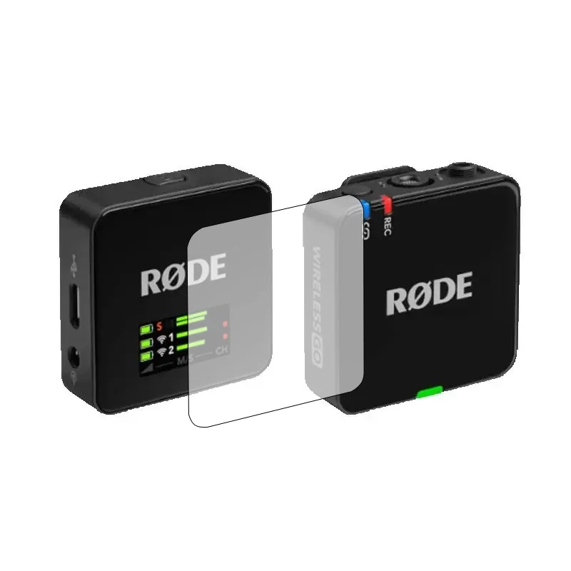 TPU Soft Film Cover For Rode Wireless Pro/Go III Gen 3/GO II 2 Microphone Transmitter Receiver TX RX Display Screen Protector