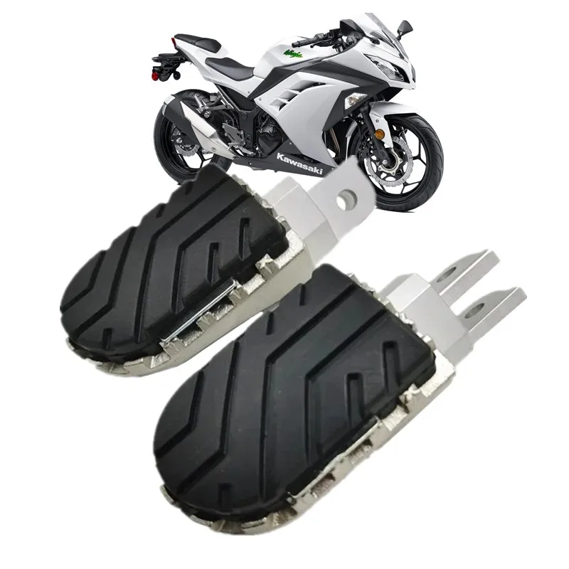 

FOR KAWASAKI Ninja300 Ninja250 NINJA 250 300 Motorcycle Accessories Front Footpegs Foot Rest Peg