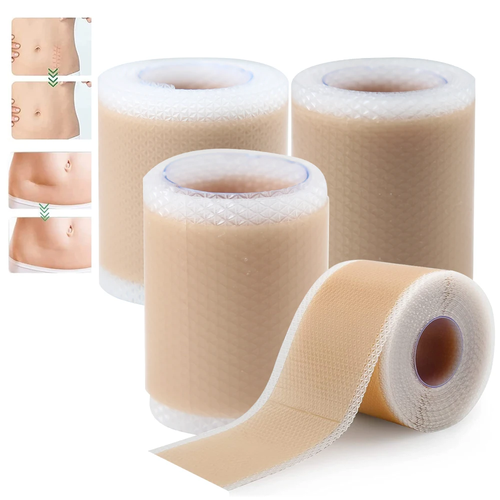 1/2 Roll Silicone Scar Sheets, Reusable, Professional Scar Removal Sheets for C-Section, Surgery, Burn, Keloid, Acne et