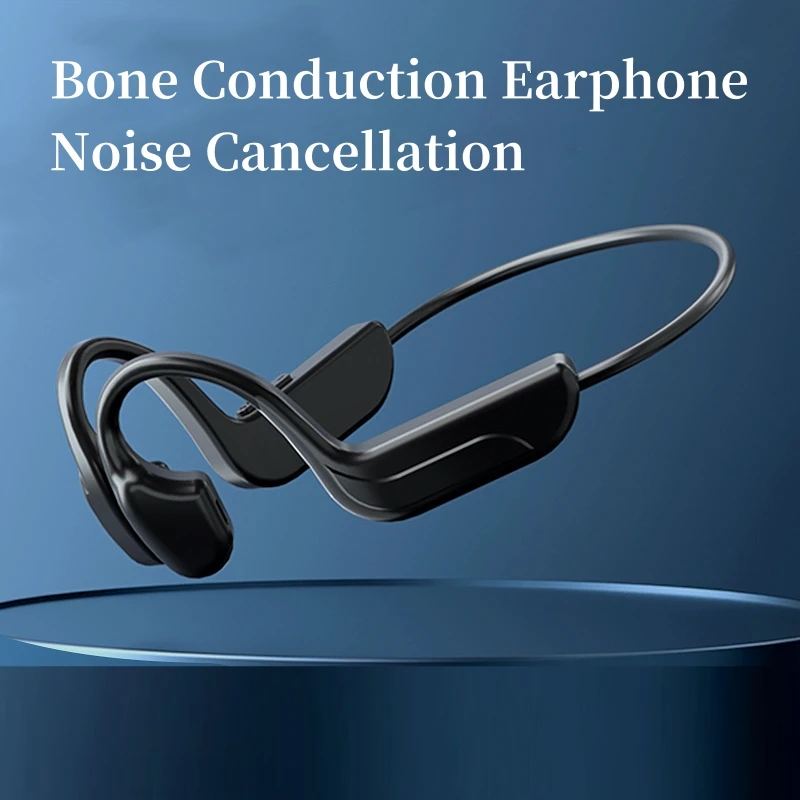 Ear-hook Headset Bone Conduction Earphone Waterproof Noise Cancellation HiFi BT 5.0 Support Up to 128GB Wireless Headphones G10