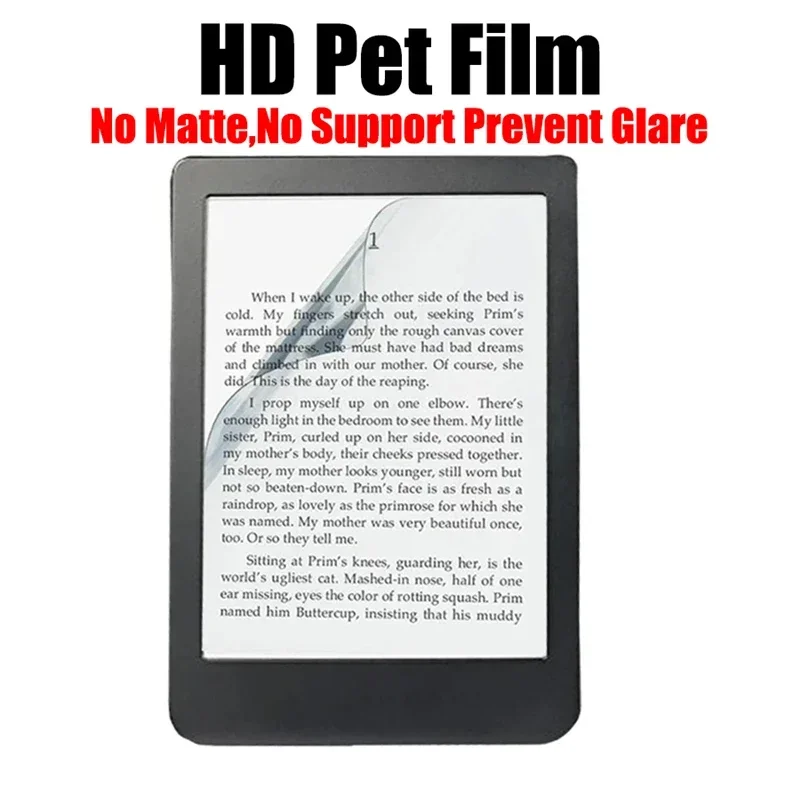 2pcs Pet Screen Protector For Kindle Paperwhite 11th Generation 2021 6.8 Inch Kindle Paperwhite Protective Film No Glass