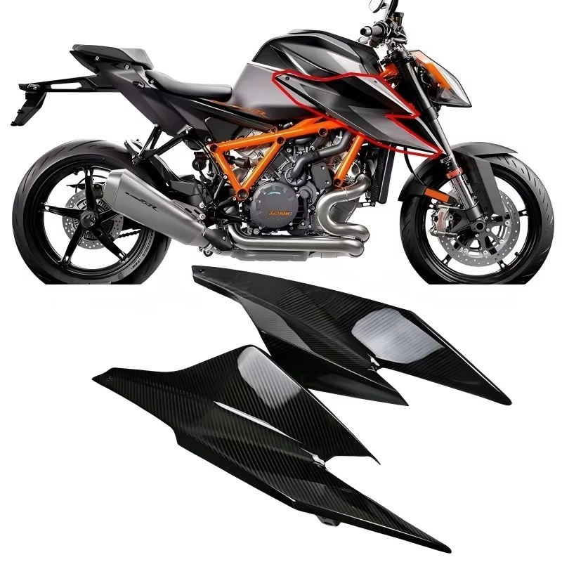 3K Dry Carbon Fiber Tank Fairing for 1290 Super Duke R Motorcycle (Black)