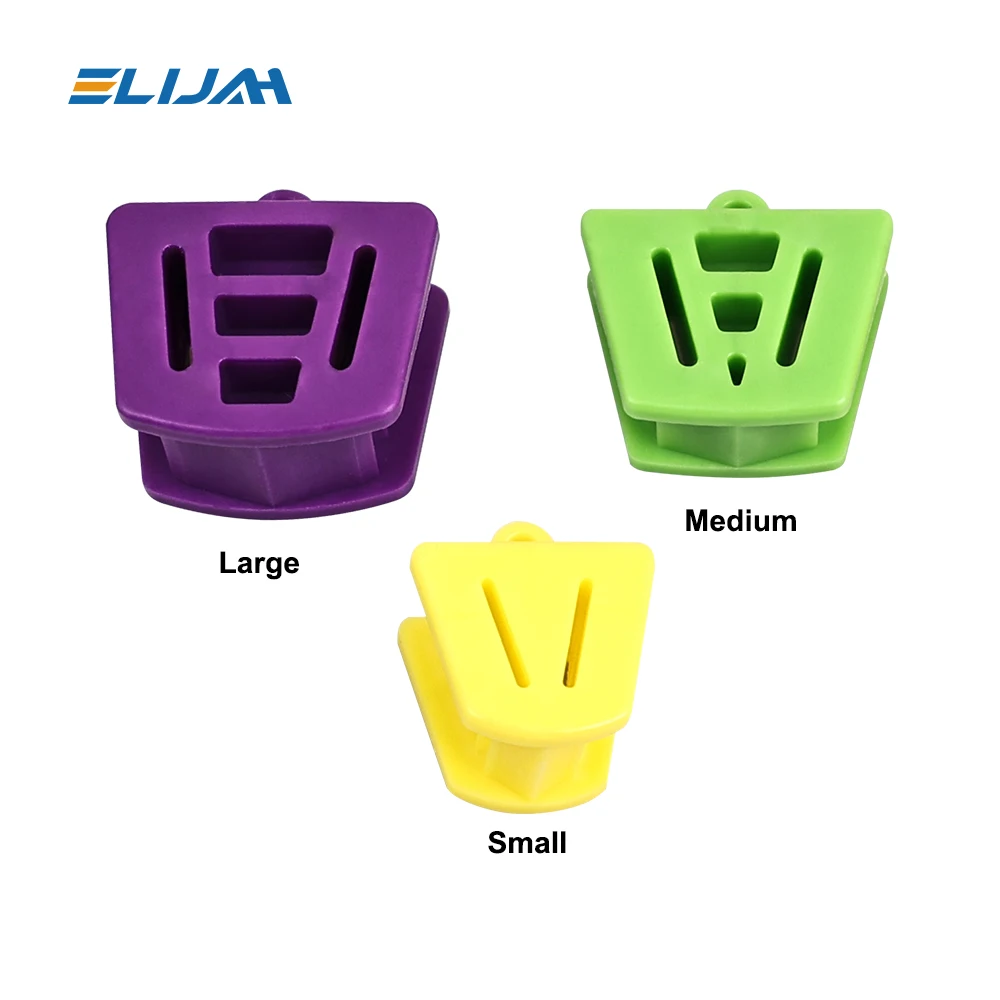 ELIJAH 3Pcs 3Sizes Mouth Prop Bite Rubber Opener Retractor Dentist Materials Intraoral Supporting Device Orthodontic Supplies