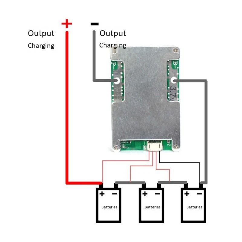 5X 3S 12V 120A BMS Lithium Battery Charger Protection Board With Power Battery Balance/Enhance PCB Protection Board