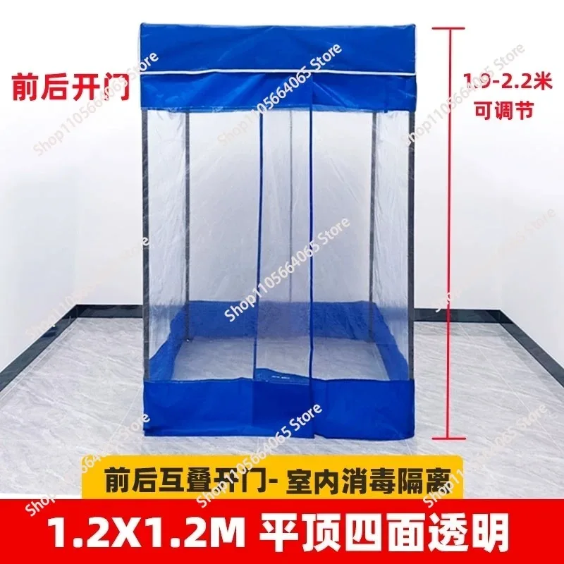 Autumn Winter Warm Transparent Tent Plastic Cold-Proof Heating Tent Indoor Outdoor Flat Top Camping Tent