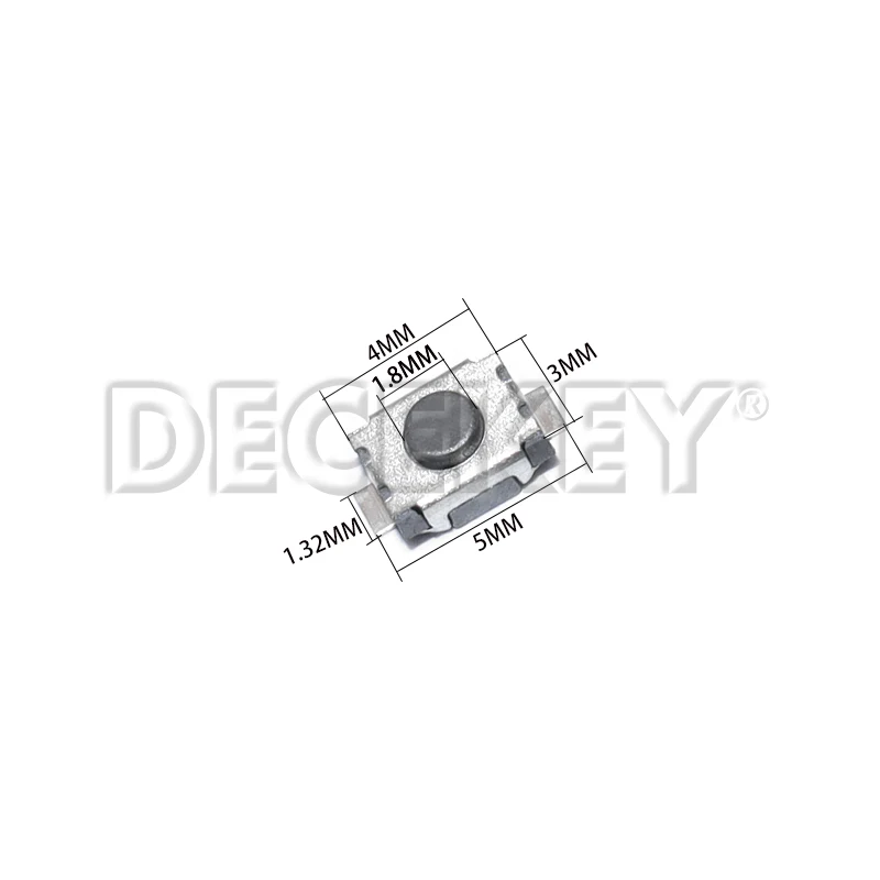 100PCS 3*4*2.0 2Pin Button Two Foot Feet SMD Patch Tact Switch Vertical Push-Button Switch Micro 3 * 4 * 2 mm