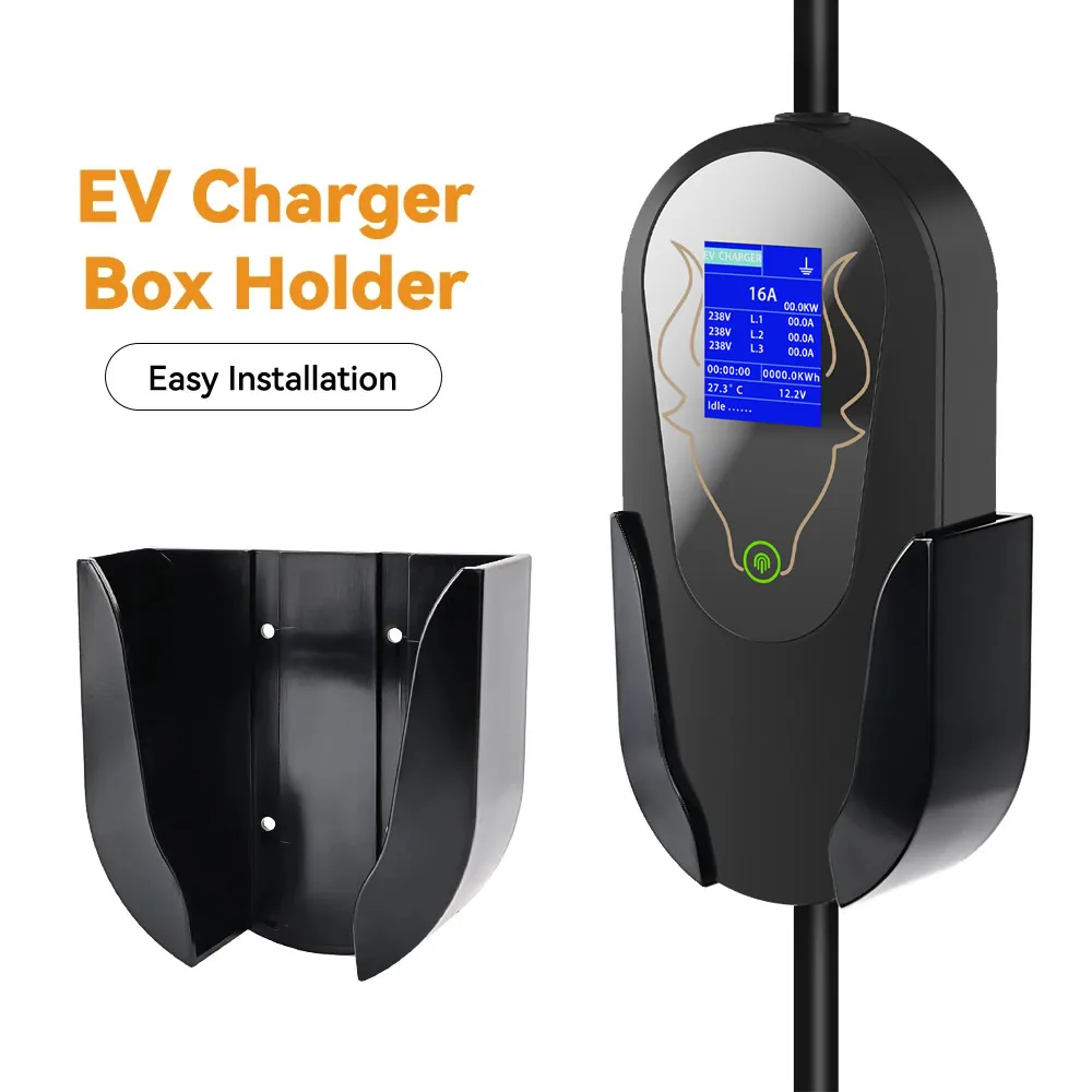 JIGU Portable GBT EV Charger 11KW 16A 3-Phase GBT Car Charger EVSE Charging Box CEE Plug for Electric Vehicle 380V