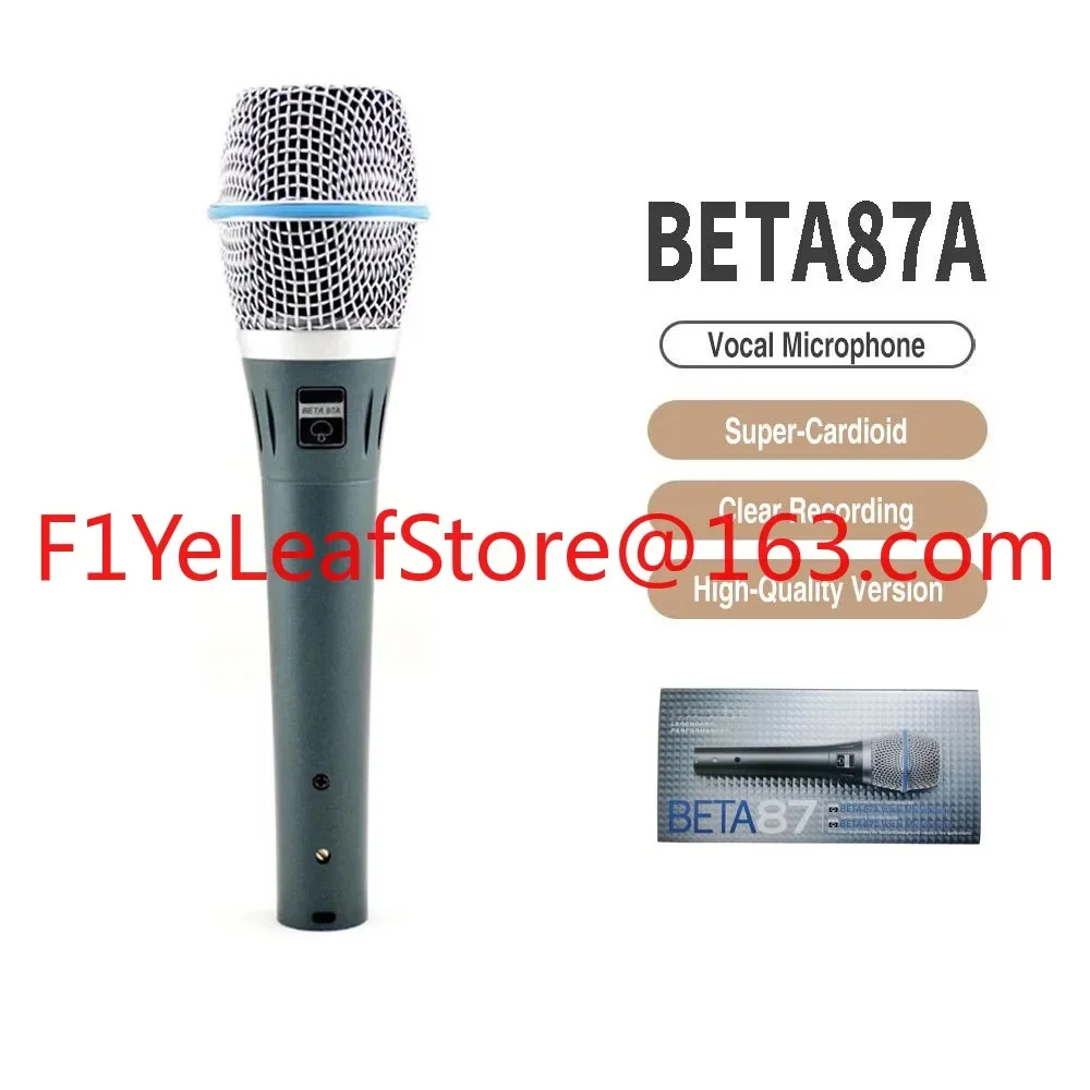 87A SuperCardioid Beta 87A Wireless Condenser Mic Noise Cancelling microfono Beta 87A for Music and Studio Recording